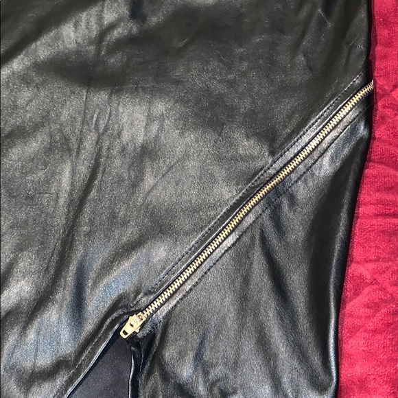 NWOT Faux Leather Skirt - Picture 2 of 4